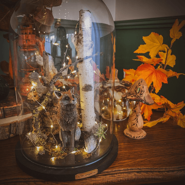 "Les Pumking: d'Ombre et de Rouille" Sculpture Fantastique 