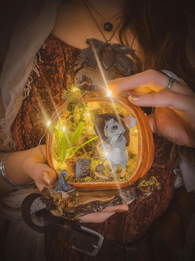 "Maison citrouille enchantée" – Collaboration L’Or.angerie x Silva Anima Atelier