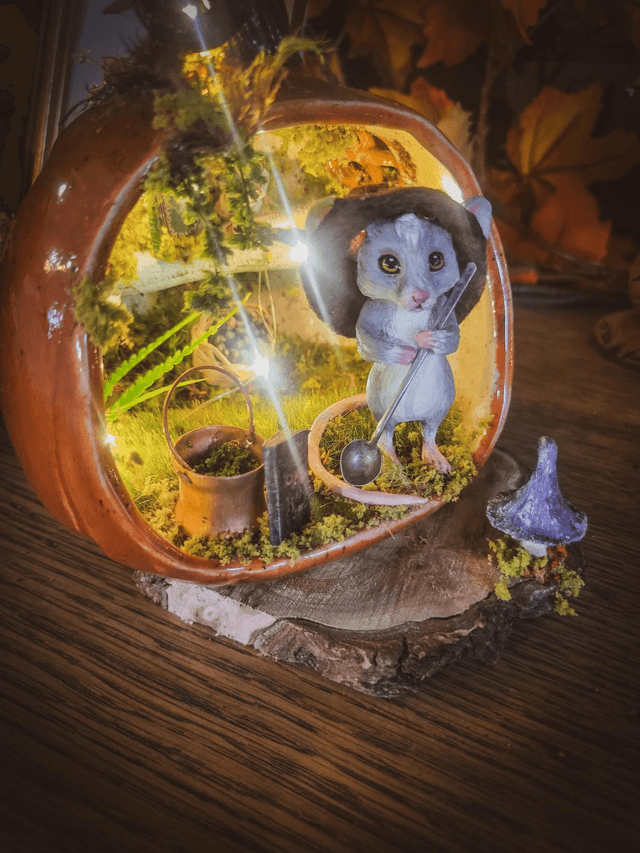 "Maison citrouille enchantée" – Collaboration L’Or.angerie x Silva Anima Atelier