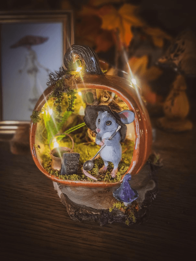 "Maison citrouille enchantée" – Collaboration L’Or.angerie x Silva Anima Atelier