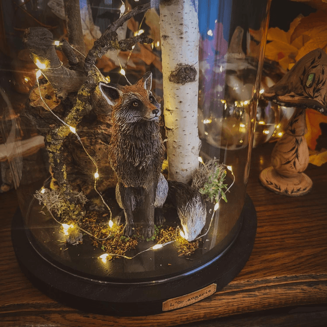 "Les Pumking: d'Ombre et de Rouille" Sculpture Fantastique 