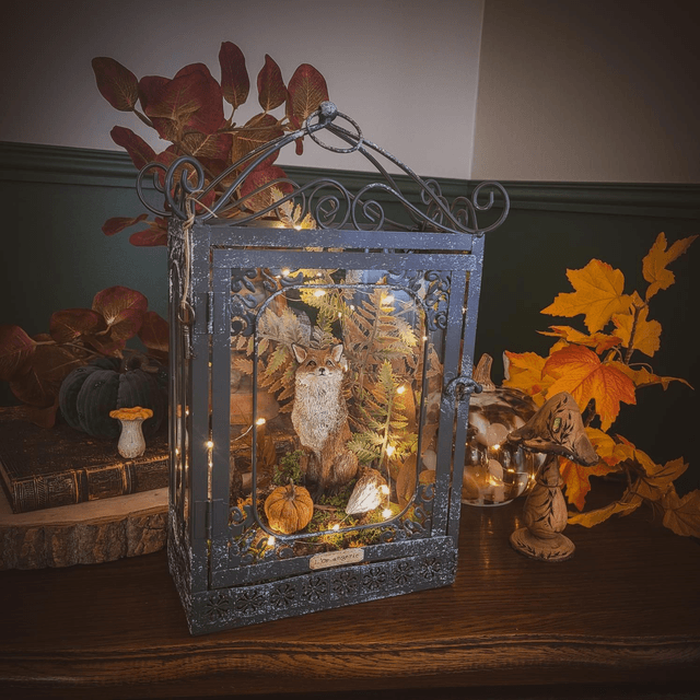 &quot;Le Veilleur des Feuilles d’Automne&quot; - Sculpture Fantastique 